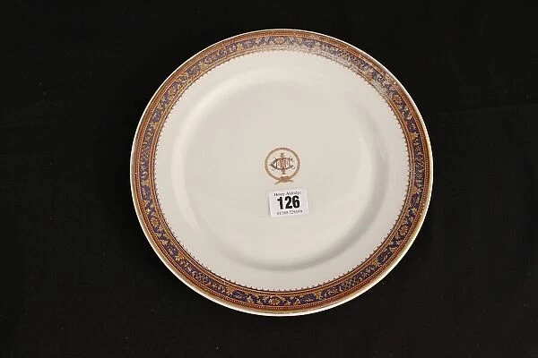 White Star Line - Buffalo china dinner plate