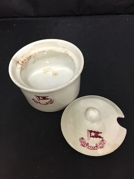 White Star Line - ceramic jam pot with lid