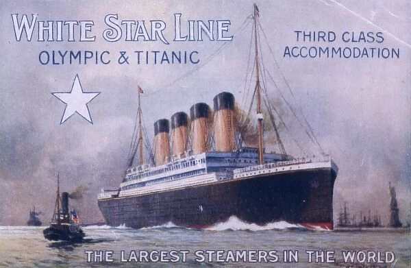 White Star Line Third Class booklet