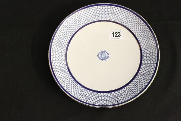 White Star Line - Copeland Spode blue and white plate