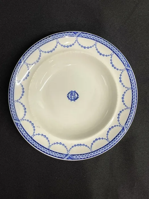 Framed Print : White Star Line, Copeland Spode OSNC soup bowl Framed Print : White Star Line, Copeland Spode OSNC soup bowl