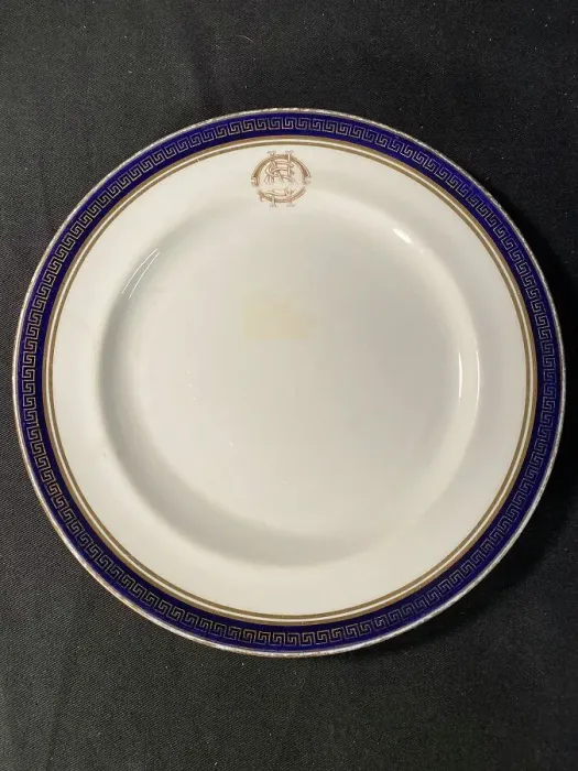 Framed Print : White Star Line - Copeland Spode side plate Framed Print : White Star Line - Copeland Spode side plate
