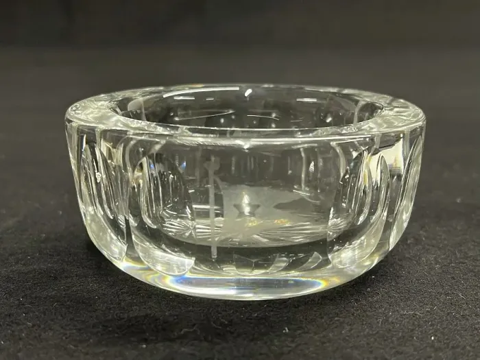 Framed Print : White Star Line, cut glass ashtray Framed Print : White Star Line, cut glass ashtray