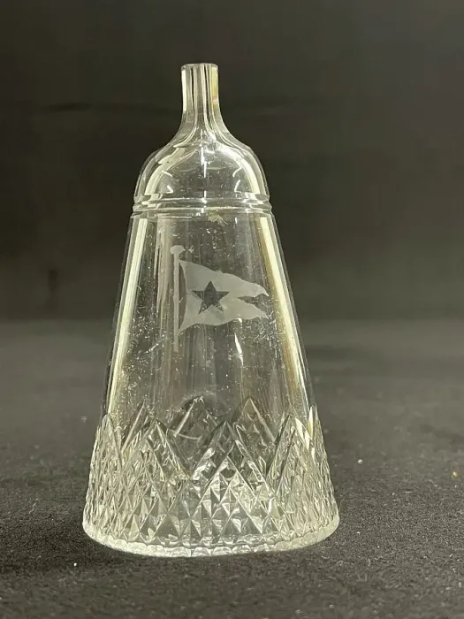 Framed Print : White Star Line, cut glass Stuart Crystal bitters pot Framed Print : White Star Line, cut glass Stuart Crystal bitters pot