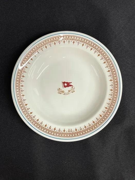 Framed Print : White Star Line, First Class Stonier Losol ware soup bowl Framed Print : White Star Line, First Class Stonier Losol ware soup bowl
