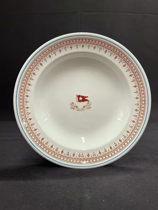 Framed Print : White Star Line, First Class Stonier Losol ware soup bowl Framed Print : White Star Line, First Class Stonier Losol ware soup bowl