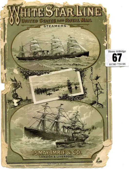 Framed Print : White Star Line, Ismay, Imrie & Co, steamers Framed Print : White Star Line, Ismay, Imrie & Co, steamers