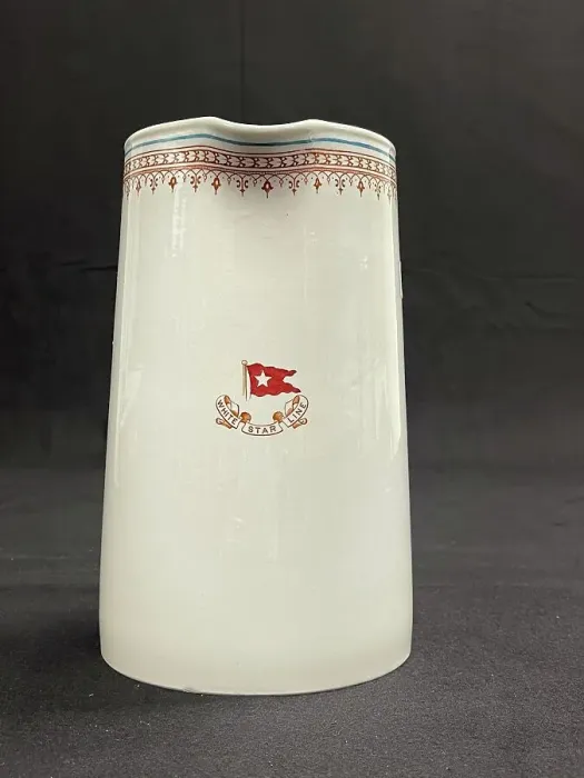 Framed Print : White Star Line, Losol ware ceramic jug Framed Print : White Star Line, Losol ware ceramic jug