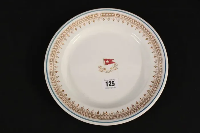 Framed Print : White Star Line - Losol Ware dinner plate Framed Print : White Star Line - Losol Ware dinner plate