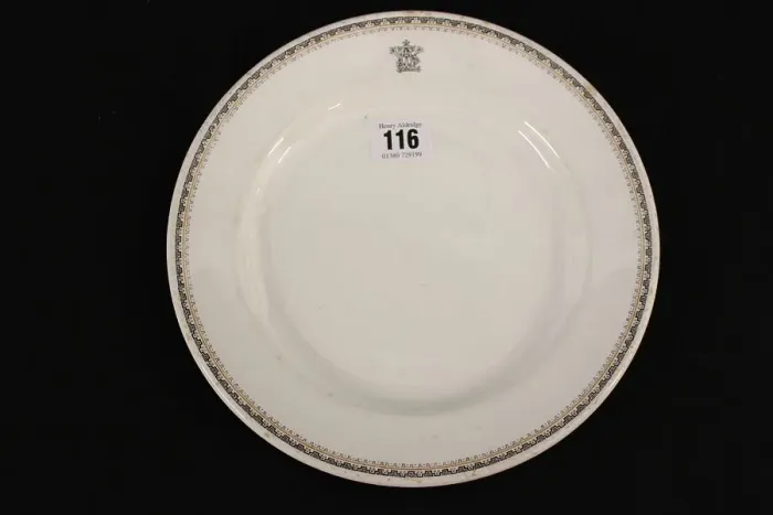 Framed Print : White Star Line - Maddock and Co dinner plate Framed Print : White Star Line - Maddock and Co dinner plate