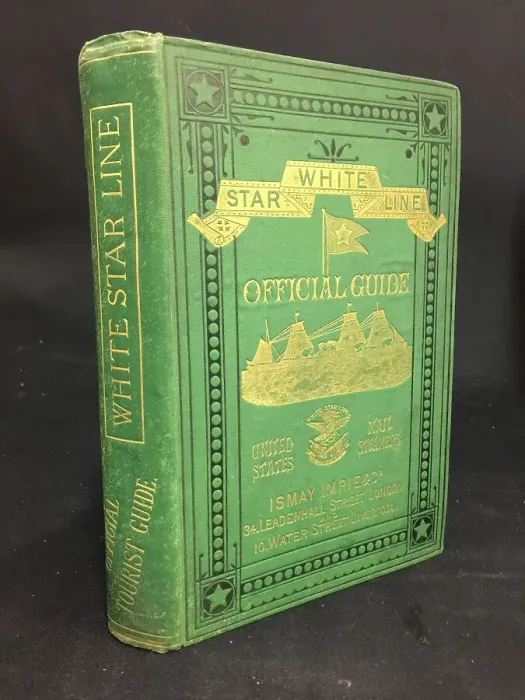Framed Print : White Star Line - Official Guide, bound volume Framed Print : White Star Line - Official Guide, bound volume