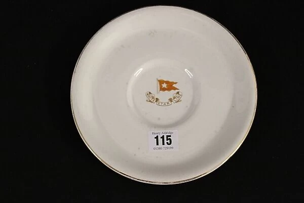 White Star Line - side plate with gilt rim