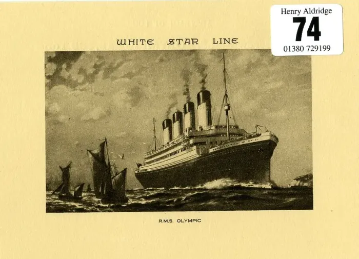 Framed Print : White Star Line, RMS Olympic, abstract of logs Framed Print : White Star Line, RMS Olympic, abstract of logs