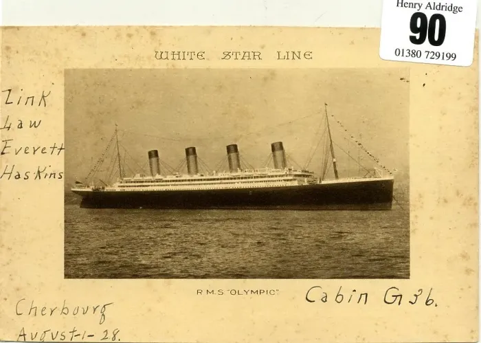 Framed Print : White Star Line, RMS Olympic, abstract of logs Framed Print : White Star Line, RMS Olympic, abstract of logs