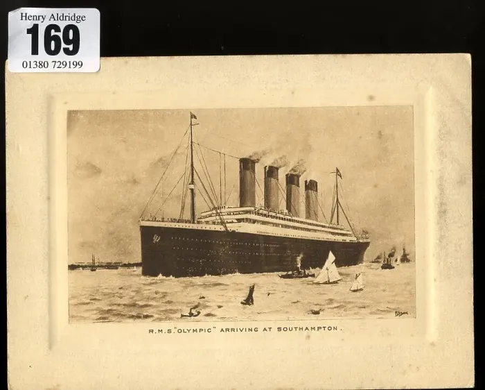 Framed Print : White Star Line, RMS Olympic, arriving at Southampton Framed Print : White Star Line, RMS Olympic, arriving at Southampton