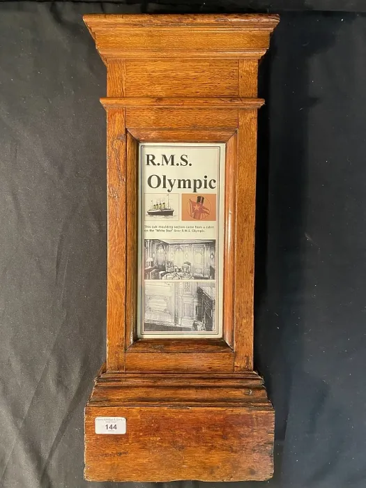 Framed Print : White Star Line, RMS Olympic - oak column section Framed Print : White Star Line, RMS Olympic - oak column section