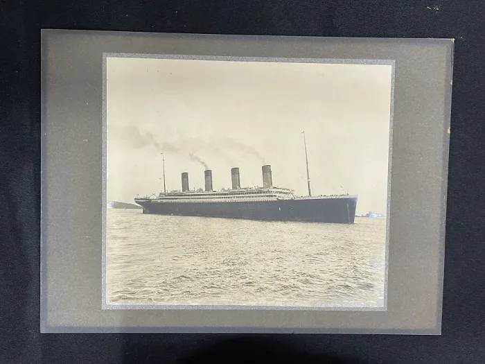 Framed Print : White Star Line, RMS Olympic, photograph Framed Print : White Star Line, RMS Olympic, photograph