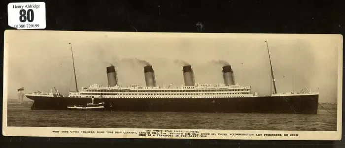 Framed Print : White Star Line, RMS Olympic - postcard Framed Print : White Star Line, RMS Olympic - postcard