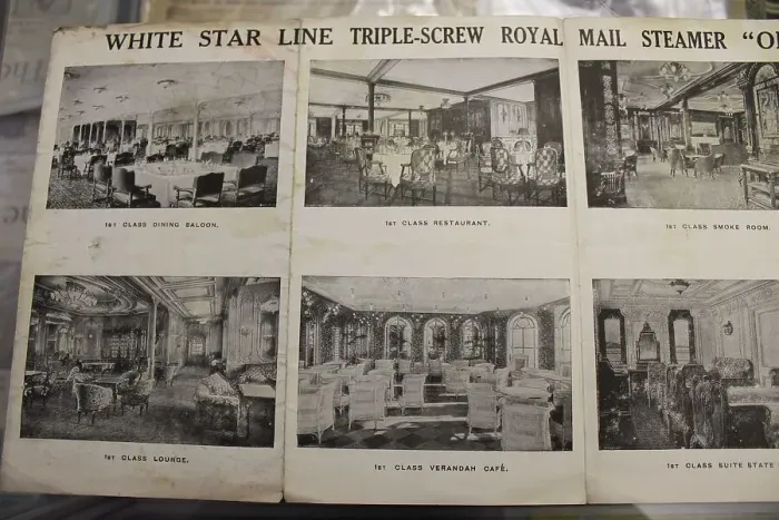 Framed Print : White Star Line - RMS Olympic promotional brochure Framed Print : White Star Line - RMS Olympic promotional brochure