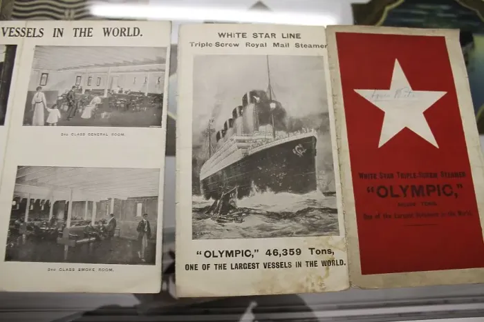 Framed Print : White Star Line - RMS Olympic promotional brochure Framed Print : White Star Line - RMS Olympic promotional brochure