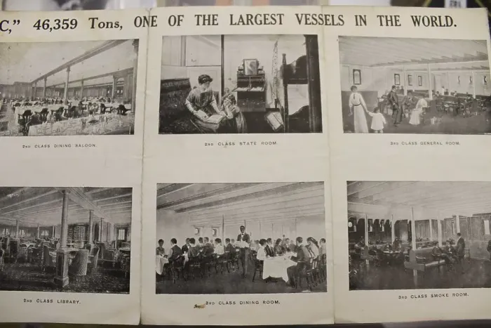 Framed Print : White Star Line - RMS Olympic promotional brochure Framed Print : White Star Line - RMS Olympic promotional brochure