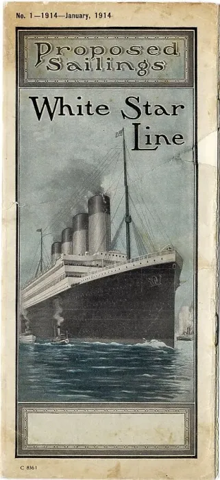 Framed Print : White Star Line, RMS Olympic - Proposed Sailings Framed Print : White Star Line, RMS Olympic - Proposed Sailings