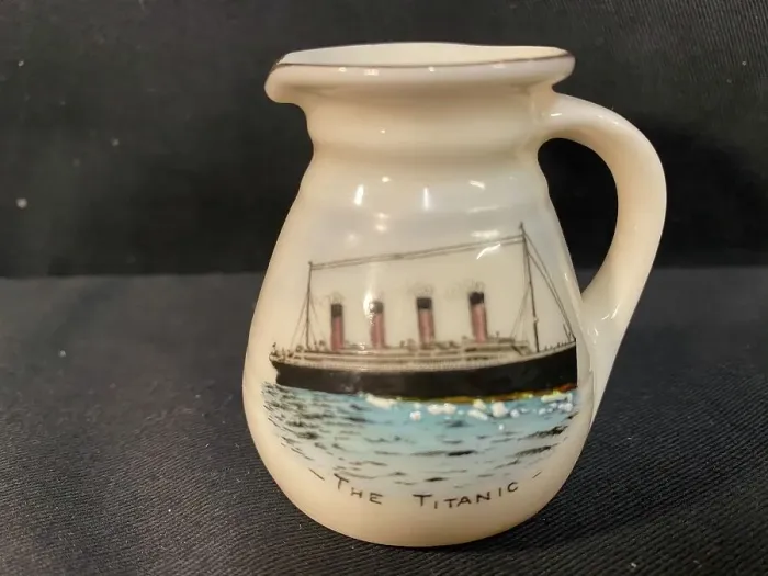 Framed Print : White Star Line, RMS Titanic - commemorative jug Framed Print : White Star Line, RMS Titanic - commemorative jug