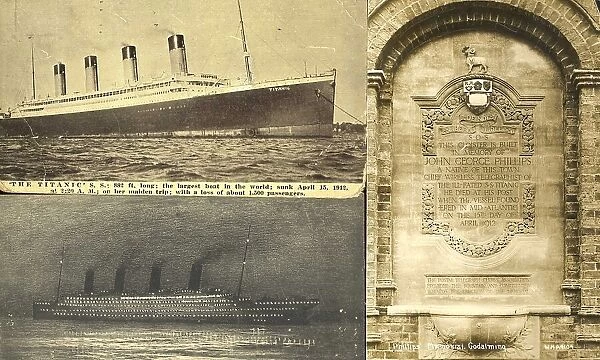 White Star Line, RMS Titanic - three items
