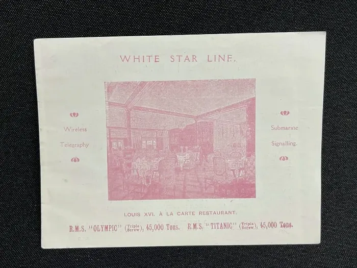 Framed Print : White Star Line, RMS Titanic, A La Carte Restaurant Framed Print : White Star Line, RMS Titanic, A La Carte Restaurant