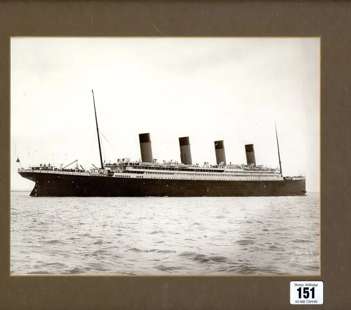 Framed Print : White Star Line, RMS Titanic - photograph Framed Print : White Star Line, RMS Titanic - photograph