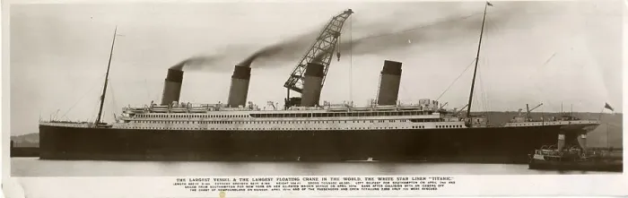 Framed Print : White Star Line, RMS Titanic - postcard at Belfast Framed Print : White Star Line, RMS Titanic - postcard at Belfast