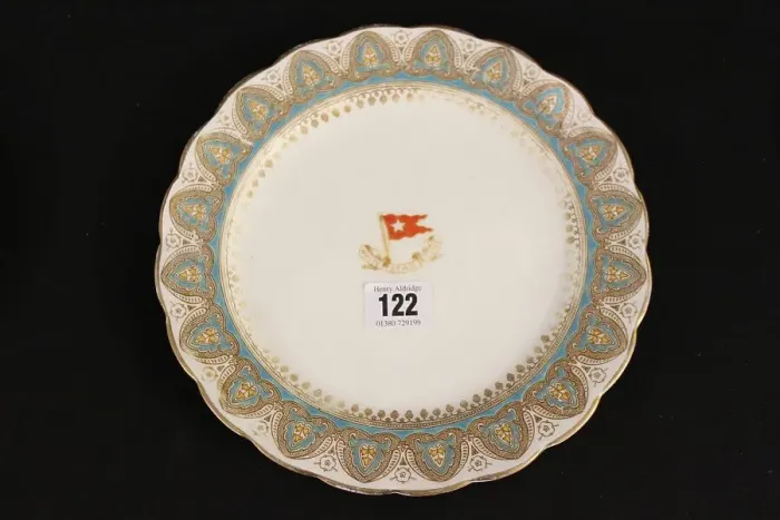 Framed Print : White Star Line - Stonier and Co. dinner plate Framed Print : White Star Line - Stonier and Co. dinner plate