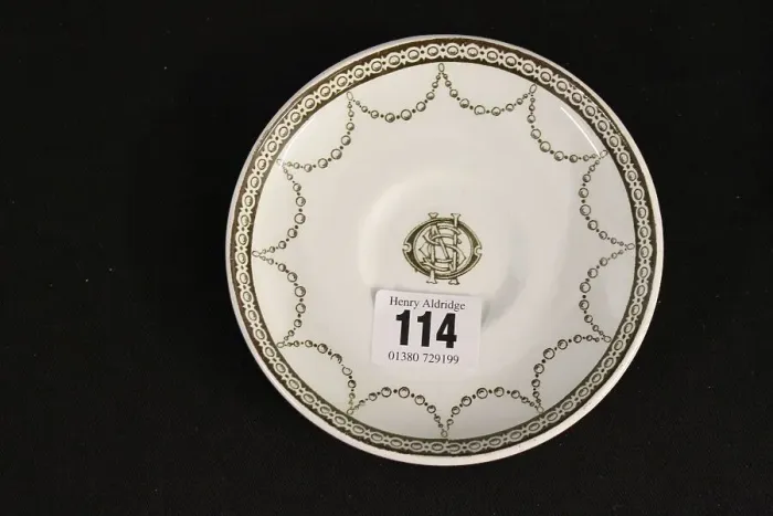 Framed Print : White Star Line - Stonier and Co saucer Framed Print : White Star Line - Stonier and Co saucer