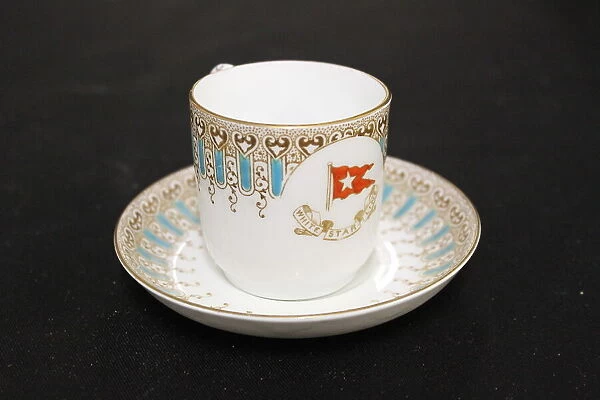 White Star Line - Wisteria demitasse cup and saucer