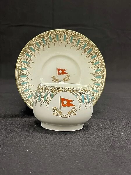 White Star Line, Wisteria pattern cup and saucer