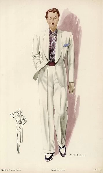 White Trouser Suit 1939