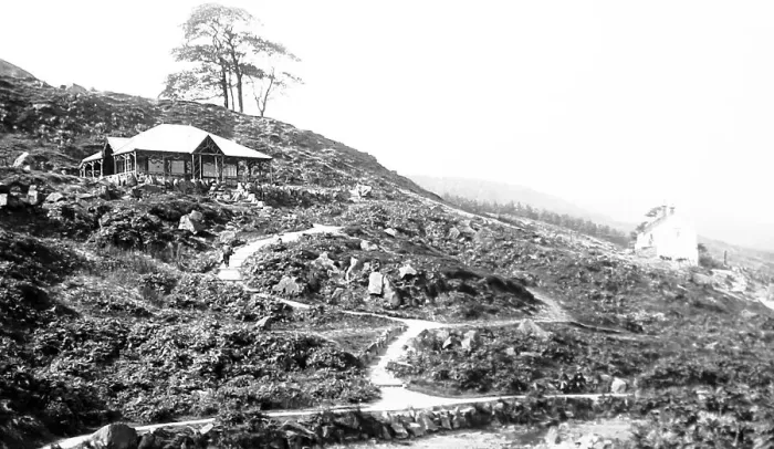 Framed Print : White Wells House, Ilkley Moor in the 1930s Framed Print : White Wells House, Ilkley Moor in the 1930s