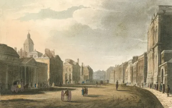 Framed Print : Whitehall / Ackermann / 1813 Framed Print : Whitehall / Ackermann / 1813