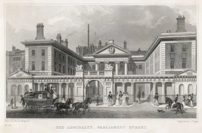 Framed Print : Whitehall / Admiralty / Shepherd Framed Print : Whitehall / Admiralty / Shepherd