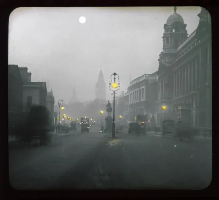 Framed Print : Whitehall / Lantern Slide Framed Print : Whitehall / Lantern Slide
