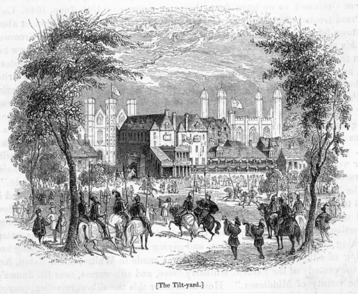 Framed Print : Whitehall Tiltyard Framed Print : Whitehall Tiltyard