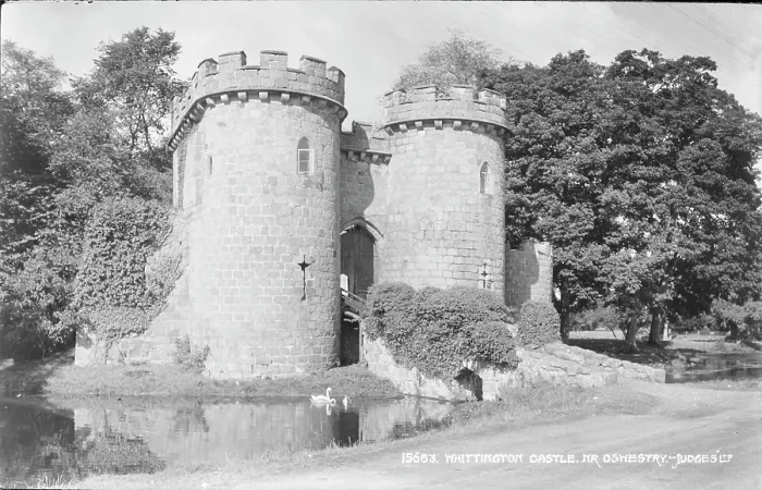 Framed Print : Whittington Castle Framed Print : Whittington Castle
