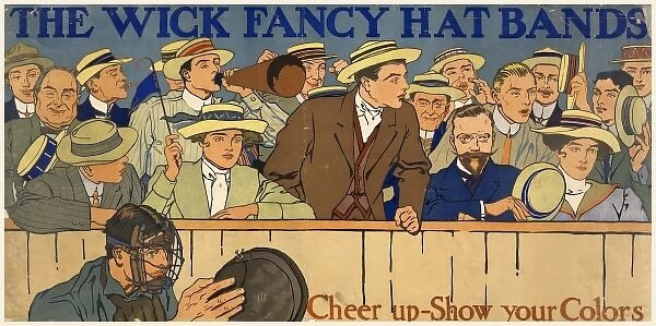 The Wick fancy hat bands. Cheer up - show your colors