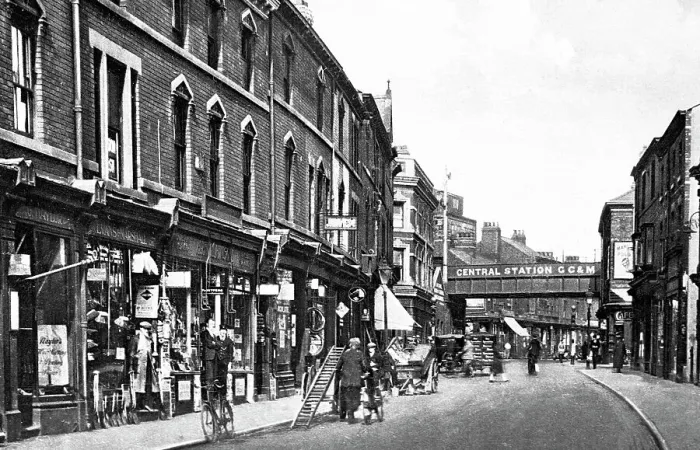 Framed Print : Widnes Victoria Road early 1900s Framed Print : Widnes Victoria Road early 1900s