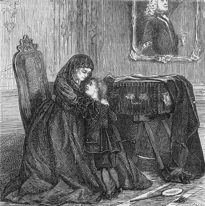 Framed Print : WIDOW AND SON Framed Print : WIDOW AND SON