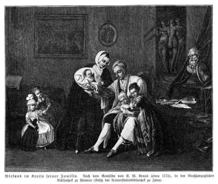 Framed Print : Wieland En Famille Framed Print : Wieland En Famille