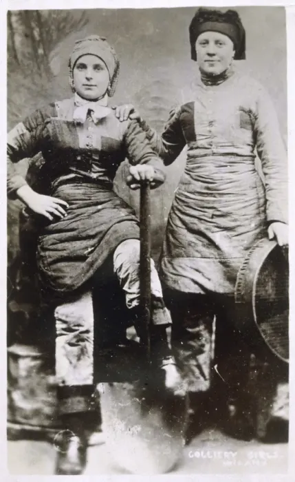 Framed Print : Wigan Colliery Girls Framed Print : Wigan Colliery Girls