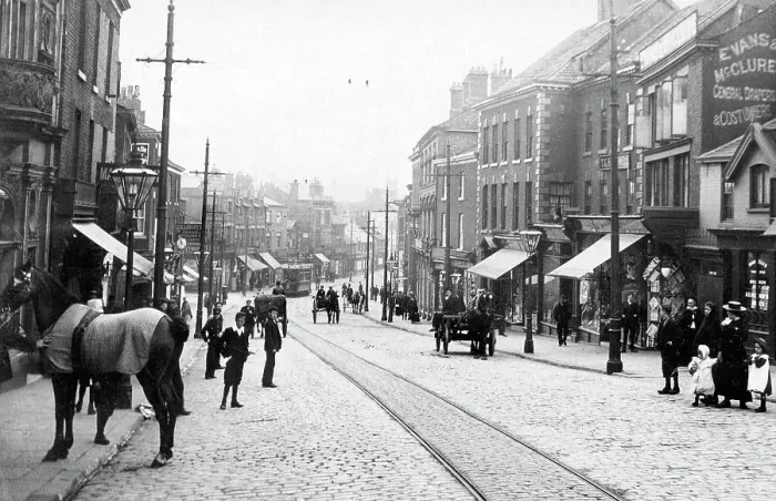 Framed Print : Wigan Standishgate early 1900s Framed Print : Wigan Standishgate early 1900s