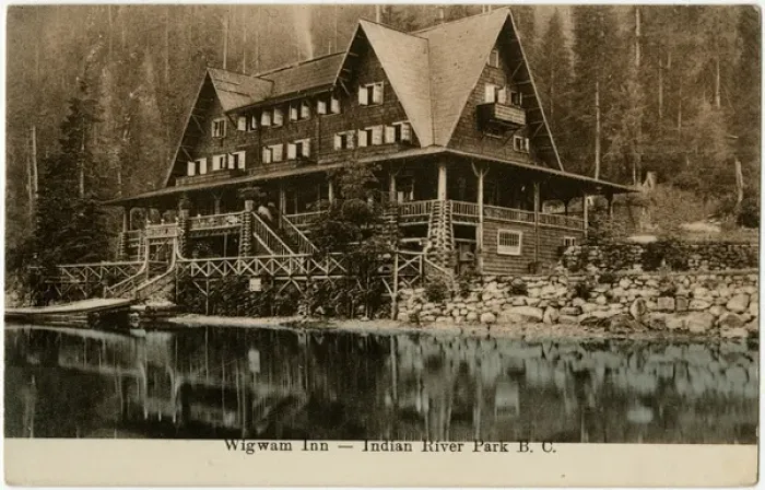 Framed Print : Wigwam Inn, Indian River Park, British Columbia, Canada Framed Print : Wigwam Inn, Indian River Park, British Columbia, Canada
