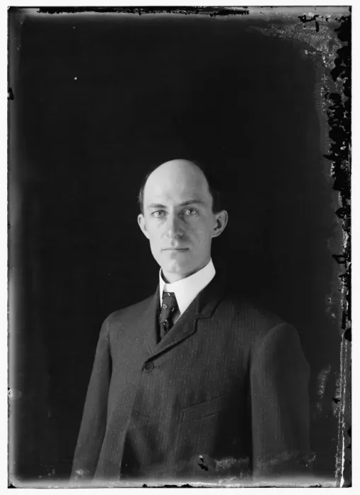 Framed Print : Wilbur Wright, age 38, head and shoulders, about 1905; one o Framed Print : Wilbur Wright, age 38, head and shoulders, about 1905; one o